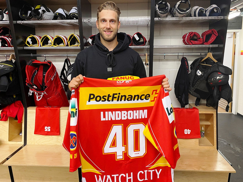 Petteri Lindbohm portera le numéro 40 avec le HC Bienne.