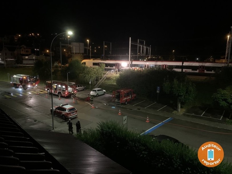 La police a été avertie vers 22h15. (Photo : auditeur reporter)