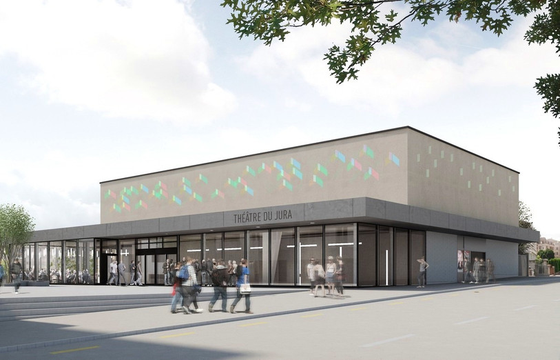 Le Théâtre du Jura et son bar, géré par une coopérative, devraient ouvrir leurs portes en octobre. (illustration/archive).