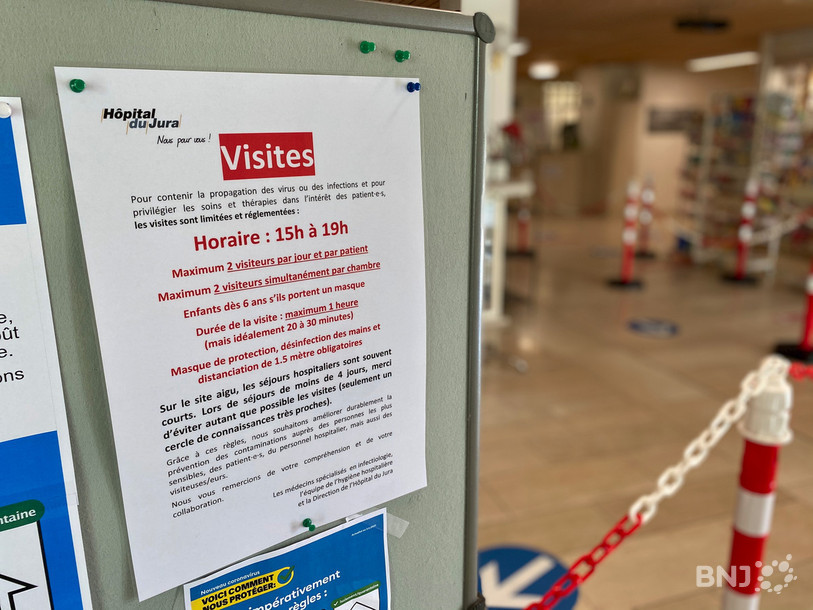 Des réorganisations au niveau des visites à l'H-JU sont entrées en vigueur lundi.