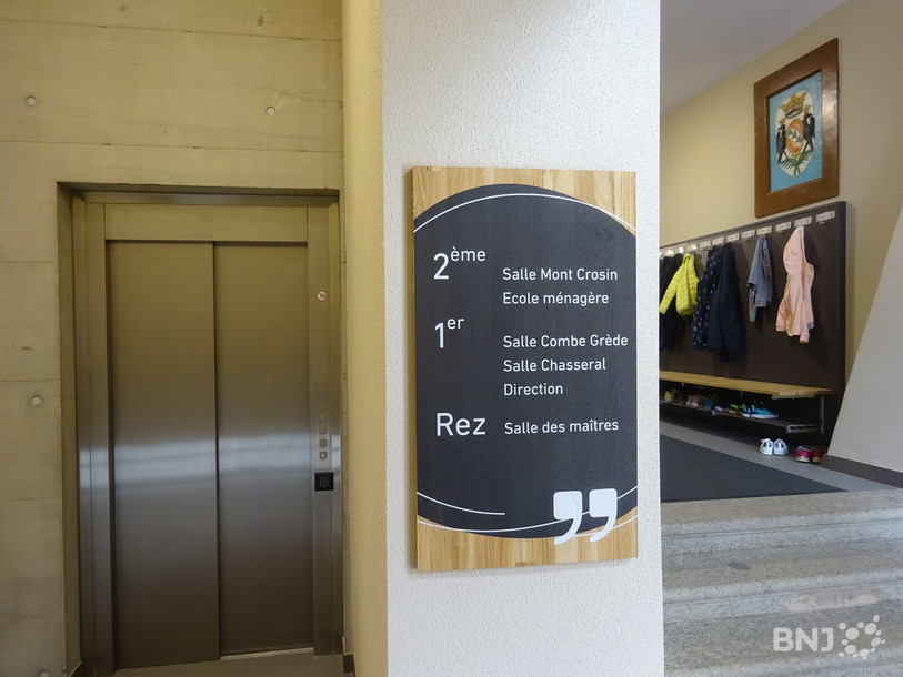 L'école est désormais équipée d'un ascenseur