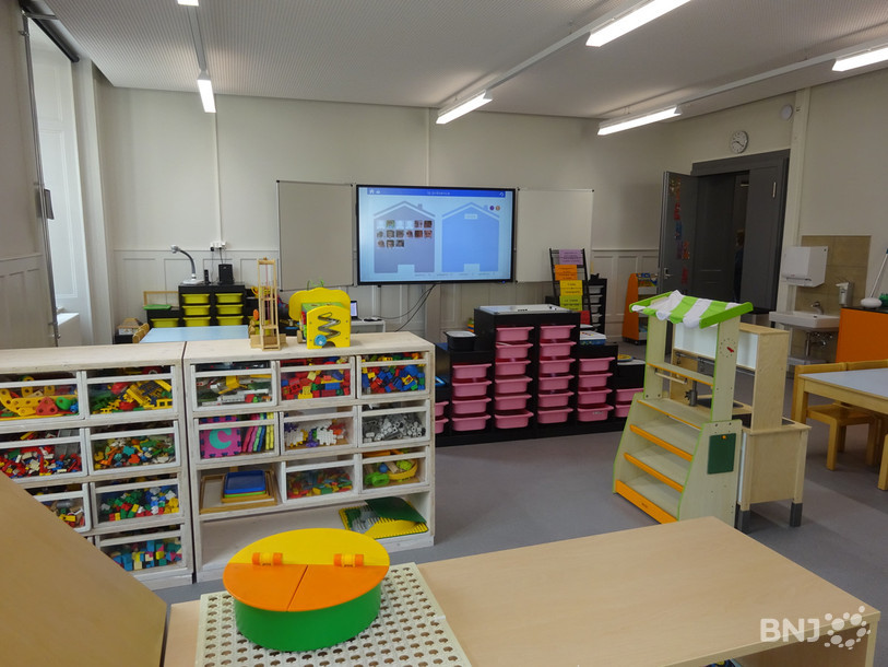 L'école enfantine est désormais intégrée au bâtiment primaire