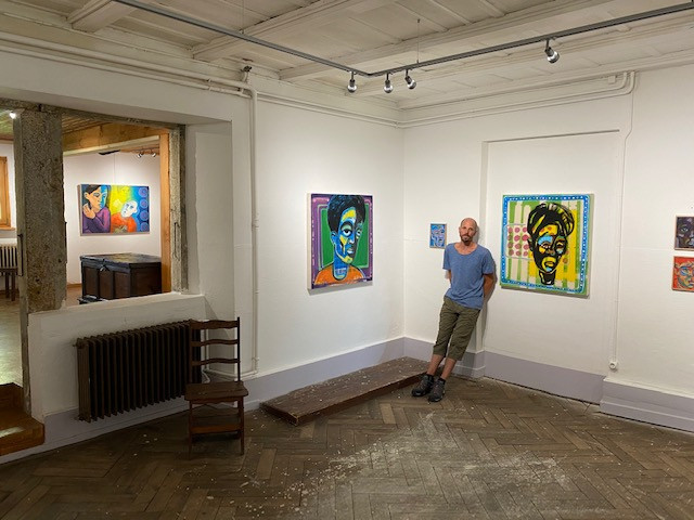 Le peintre et sculpteur Jérôme Lagger. (Photo : Galerie des Ombelles).