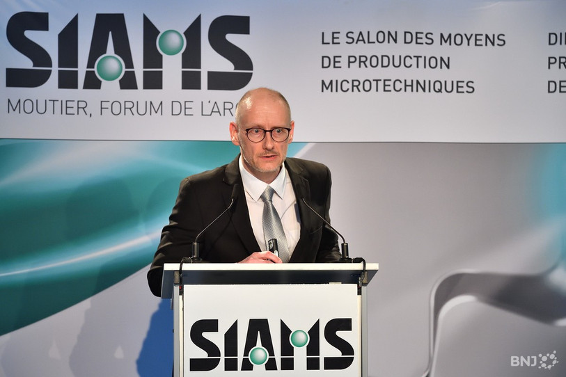 Pierre-Yves Kohler, directeur du SIAMS, lors de l'édition 2018. (Photo: archives)