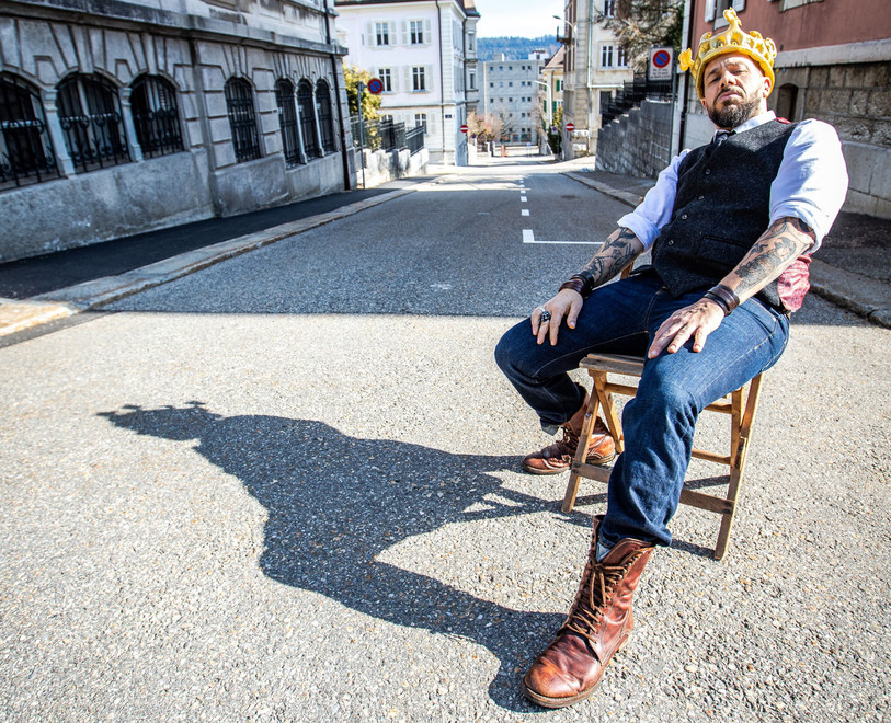 « Richard III » sera revisité par la troupe de rue Les Batteurs de Pavés, à Bienne. (Photo: Nebia)