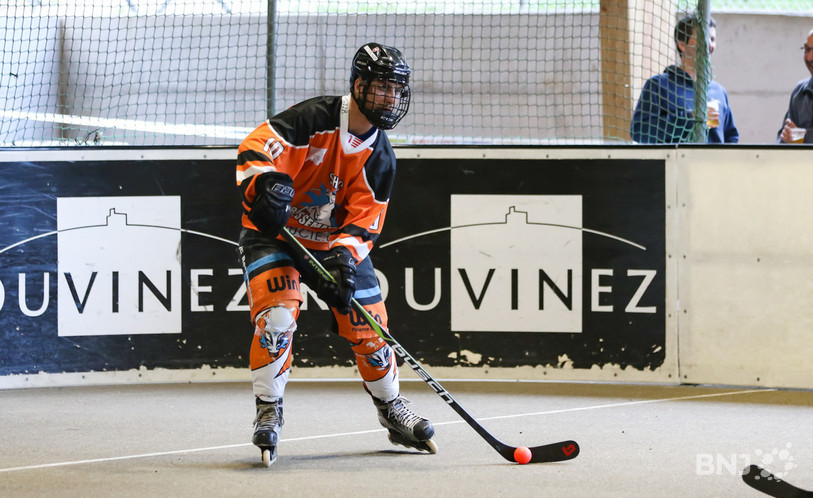 Vincent Stemer a marqué 7 buts pour le SHC Rossemaison samedi. (Photo : archives Mauricette Schnider)