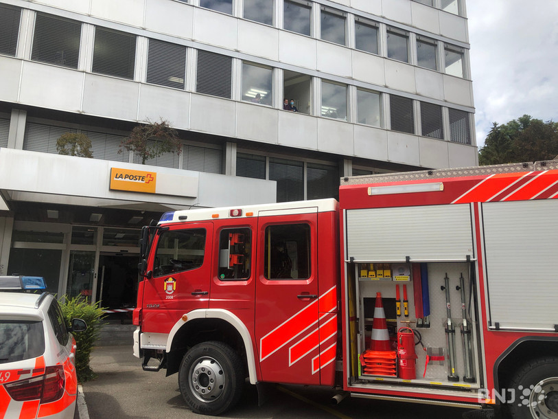 Les hommes du feu ont ventilé les locaux. Le bâtiment n'a pas été évacué durant l'intervention.