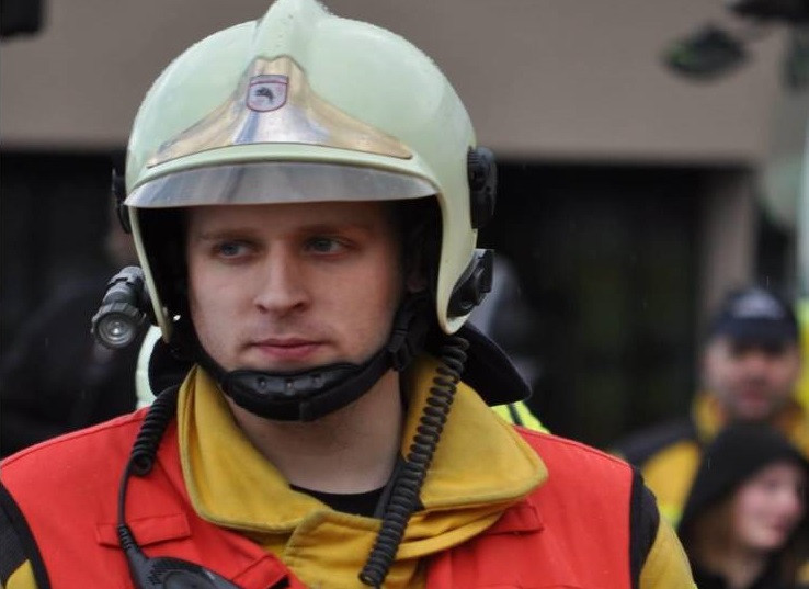 Nicolas Dobler est le nouveau commandant des hommes du feu de Porrentruy. (Photo : CRISP Porrentruy).