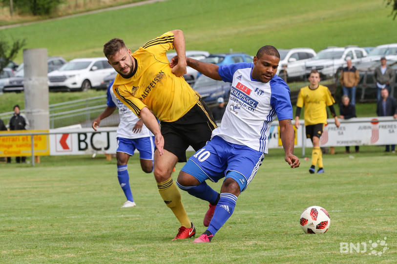 Florent Jubin et le FC Ajoie-Monterri tenteront d'accrocher l'une des cinq premières places du championnat (photo : archives, Mauricette Schnider).