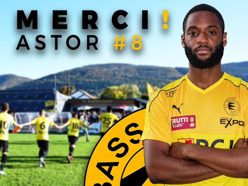 Sur sa page Facebook, le FC Bassecourt remercie Astor Kilezi. En deux rencontres, l'attaquant a marqué deux fois pour le FCB.