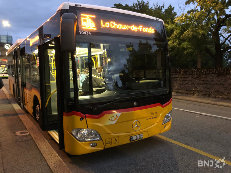 Il faudra désormais s’habituer au bus pour se rendre à Neuchâtel ou à La Chaux-de-Fonds en soirée.