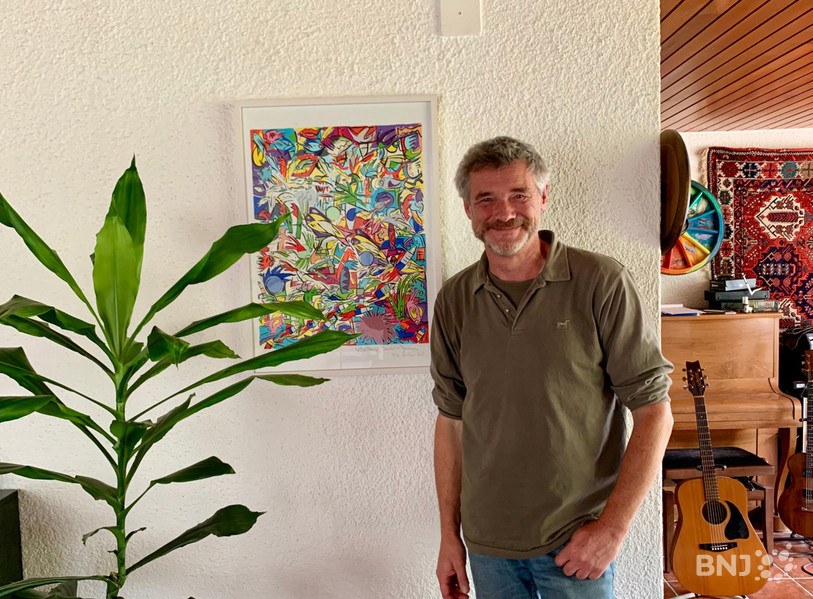 Thomas Loosli, coordinateur de l'espace culturel du Café du Soleil.