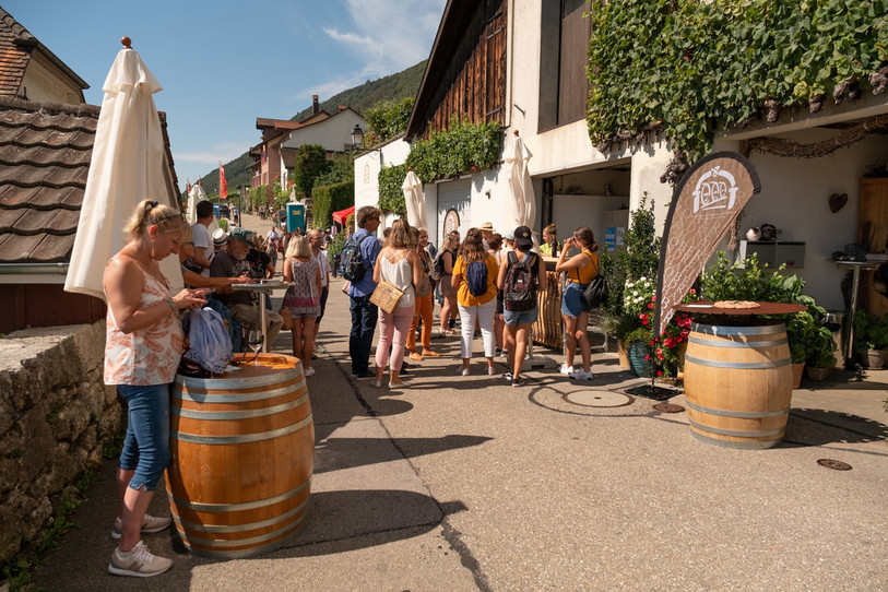 L'an dernier, dix vignerons de La Neuveville et Chavannes ont participé à une édition spéciale Covid-19 dans les caves. L'expérience sera reconduite cette année. (Photo : Pierrick Veya).