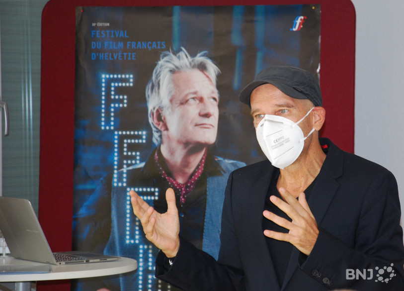 Comme pour donner l'exemple, le directeur du FFFH Christian Kellenberger a présenté le programme de l'édition 2020 avec un masque de protection.