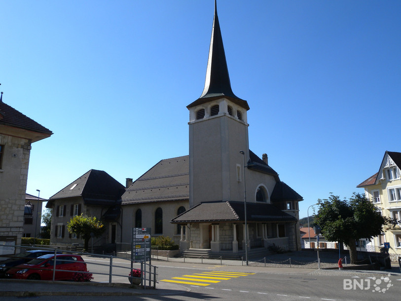 Les visiteurs peuvent notamment découvrir le temple de Saignelégier.
