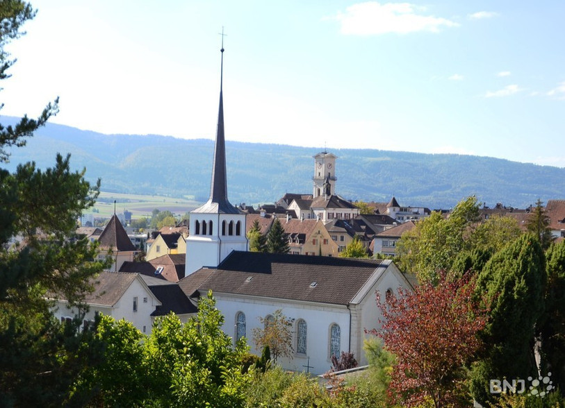 Le temple de Delémont (photo : archives).