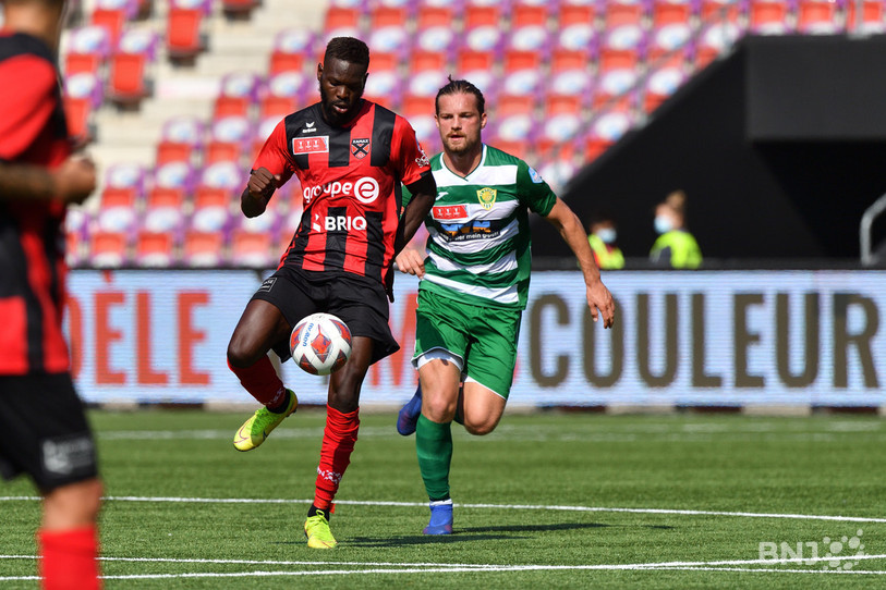 Louis Mafouta a inscrit l'unique but pour les Neuchâtelois. (photo: Georges Henz)