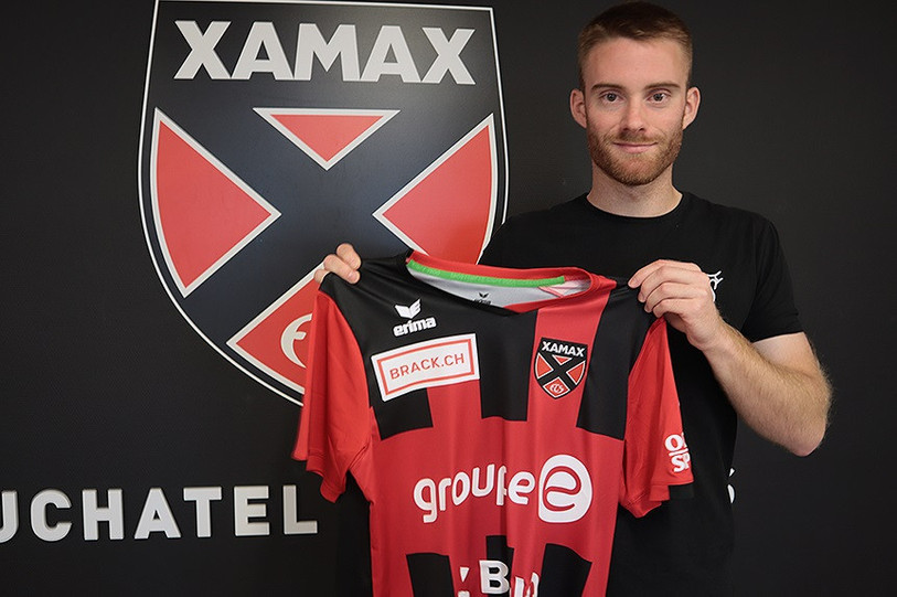 Thibault Corbaz retrouvera ses coéquipiers dès ce mardi à l'entraînement. (Photo : Neuchâtel Xamax FCS)