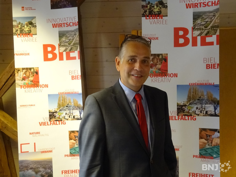 Frédéric Ryser, chef des finances de la ville de Bienne