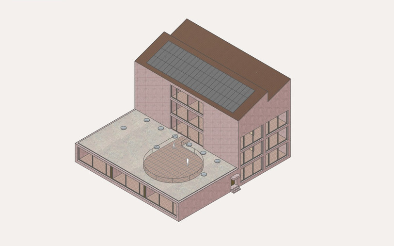 Les travaux de construction du nouveau bâtiment scolaire débuteront début 2021. (Photo : Raumbureau Zurich).