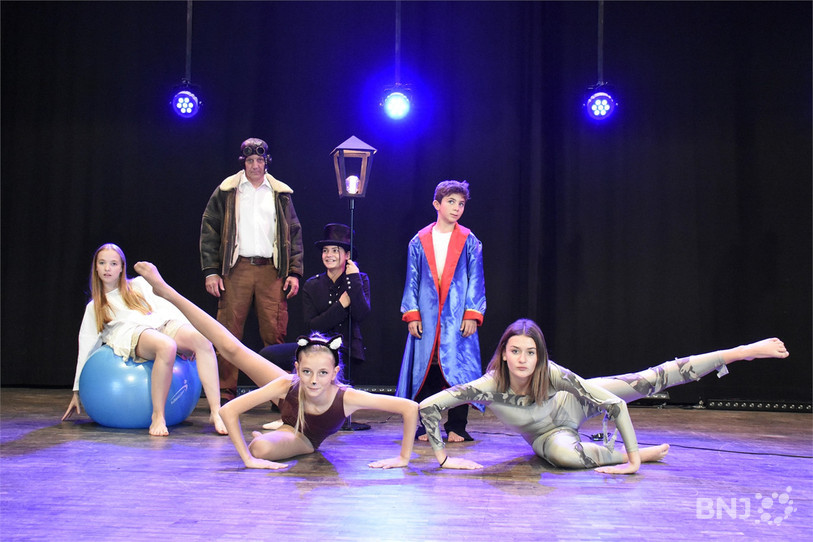 Près de 80 élèves prennent part au spectacle. (Photo : ATJP)