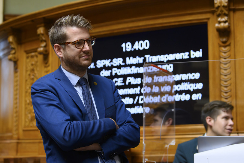 Baptiste Hurni a récemment interpellé le gouvernement. (KEYSTONE/Anthony Anex)