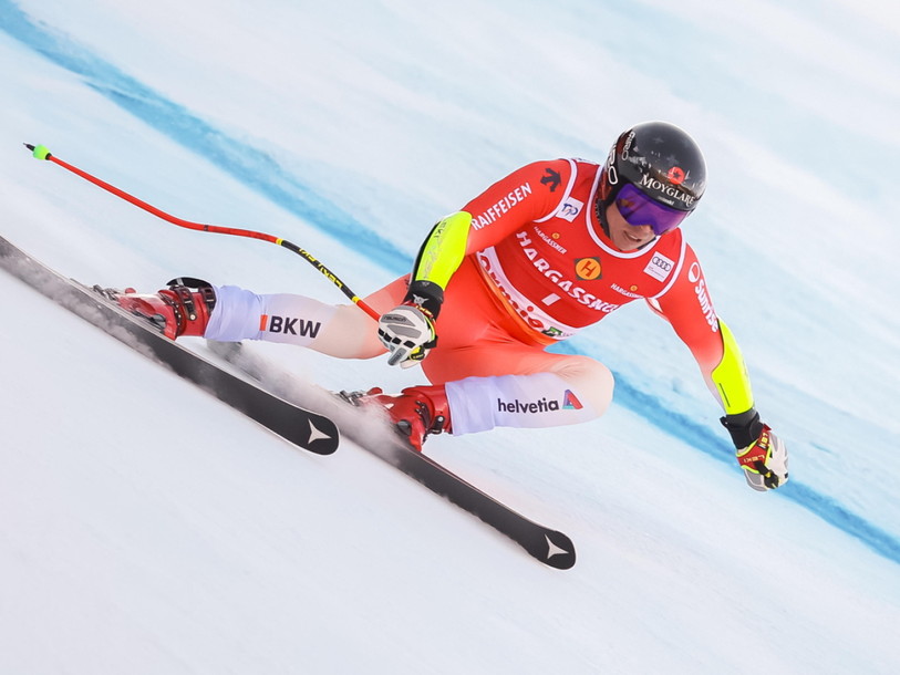 Gino Caviezel sera au départ mardi au géant de Coupe du monde à Schladming. (Photo : KEYSTONE/EPA ANSA/SOLERO/BISI)