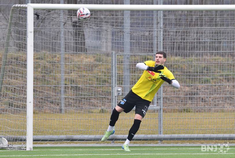 Benjamin Roth a déjà eu l'occasion de s'illustrer avec le FC Courtételle en match amical le week-end passé à Muttenz. (Photo : archives Georges Henz)