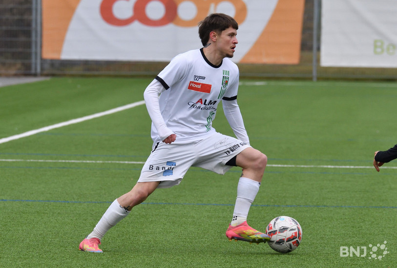 Hugo Casano et le FC Courtételle doivent se contenter d'un point à Soleure. (Photo : archives Georges Henz)