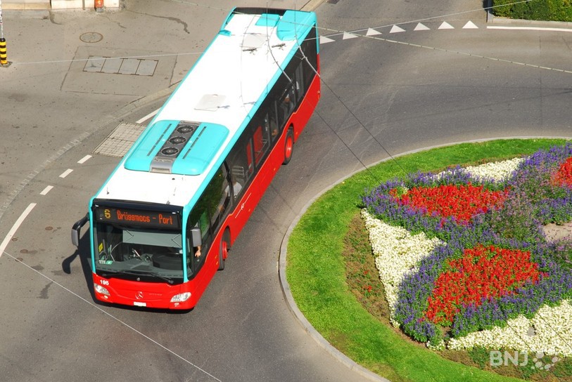 La Ville de Bienne veut perpétuer un nouvel arrêt de bus à la rue Fritz-Oppliger. (Photo : illustration / archives).
