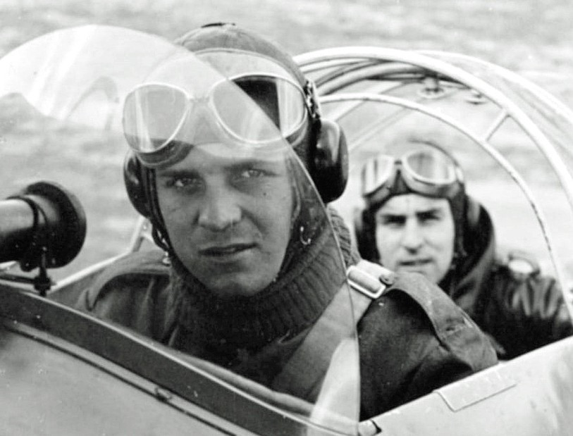 Max Mathez, pilote d'essai et recordman suisse d'altitude. (Photo: archives Tramelan)