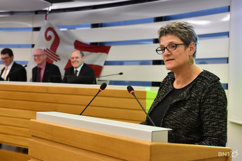 Anne Roy-Fridez, présidente du groupe PDC. (Photo : Georges Henz)