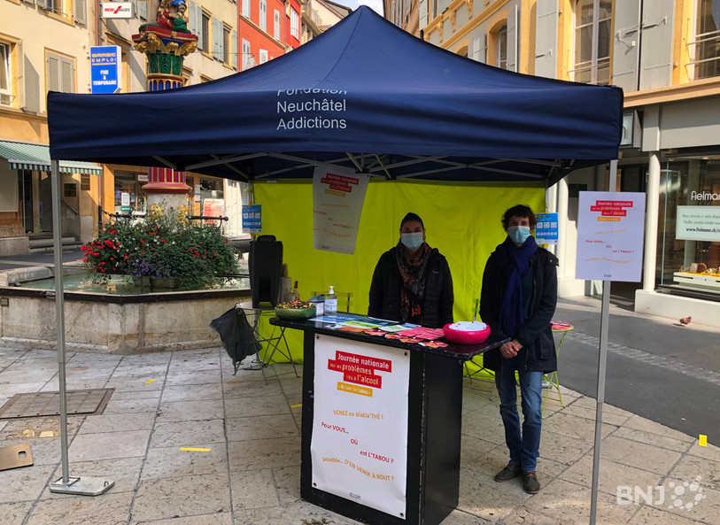 Addiction Neuchâtel va à la rencontre de la population ce jeudi à Neuchâtel et à La Chaux-de-Fonds.