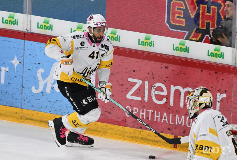 Pierre-Edouard Bellemare a fait son retour au jeu mardi soir à Bienne. Le Français et ses ailiers Killian Mottet et Jeremy Wick ont toutefois vécu une soirée à oublier. (Photo : Georges Henz)