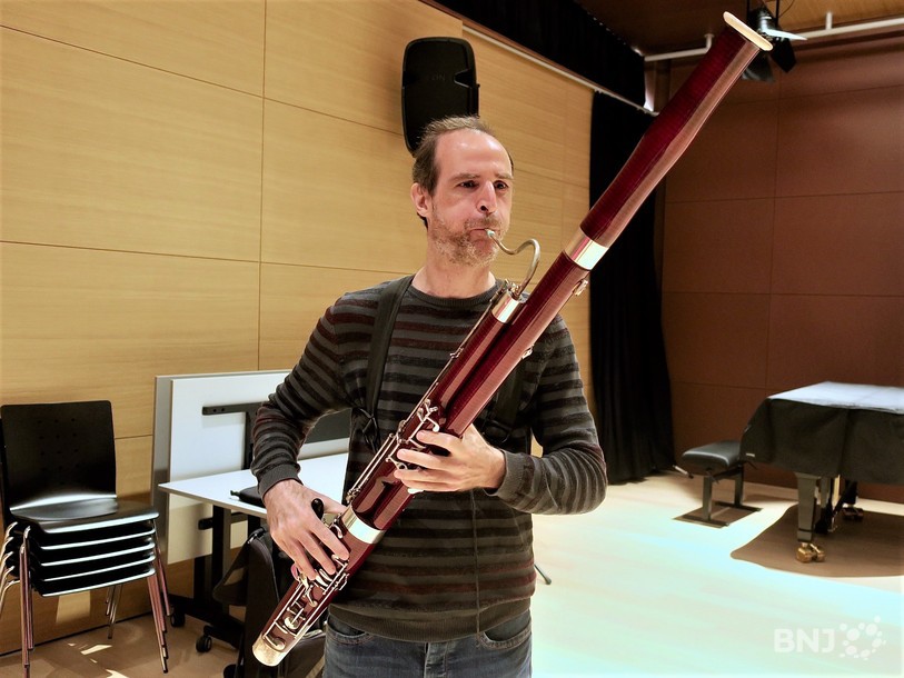 Florian Zimmermann et son basson