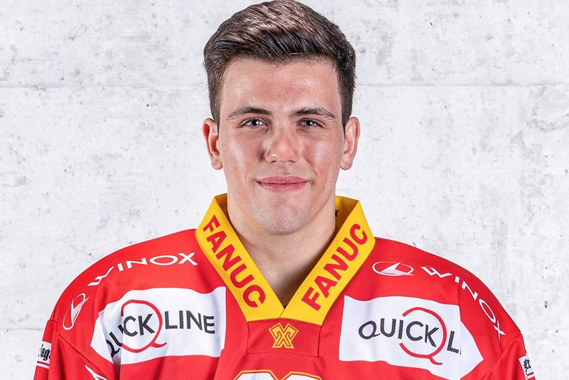 David Prysi fait l'objet d'un nouveau prêt en Swiss League (photo : HC Bienne).