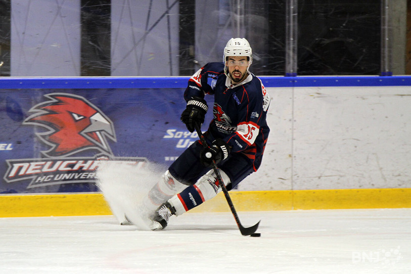 Samuel Grezet a fait un bref passage au HC Université Neuchâtel en début de saison (photo : Enrico Quaranta).
