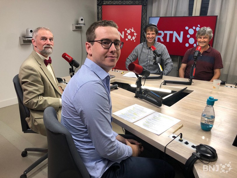 De gauche à droite : Roby Tschopp, Raphaël Geiser, Marcel Neuenschwander, André Vallat