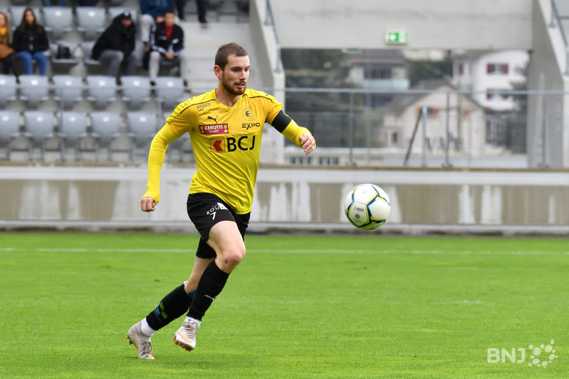 Nolan Erard évoluera au FC Bienne la saison prochaine. (Photo : archives/Georges Henz).