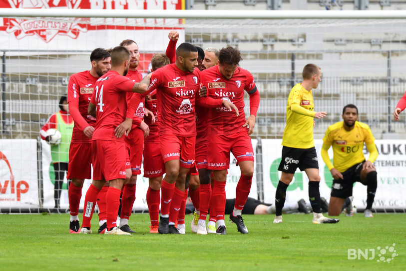 Le FC Bienne termine victorieusement sa préparation (photo : archives/Georges Henz).