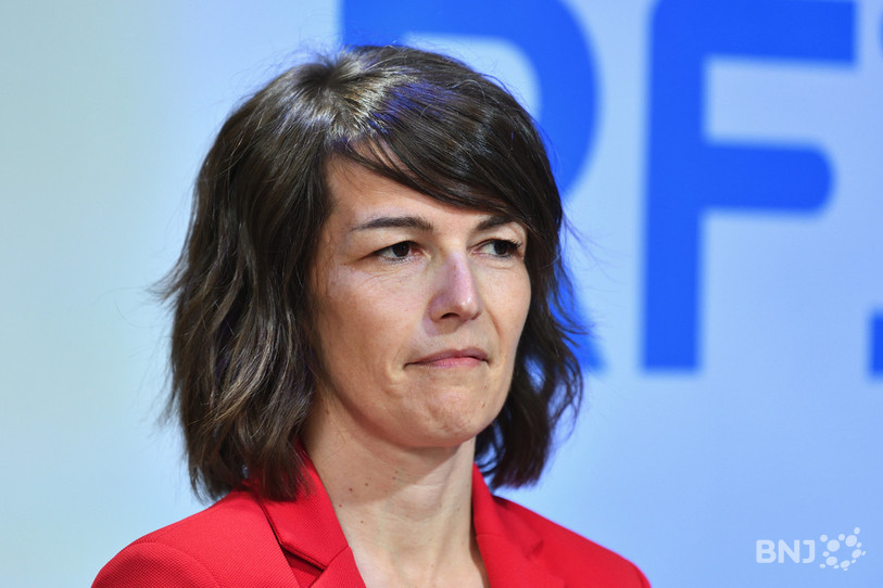 La présidente du Parti socialiste jurassien Katia Lehmann quittera ses fonctions au printemps 2024. (Photo : archives / George Henz).