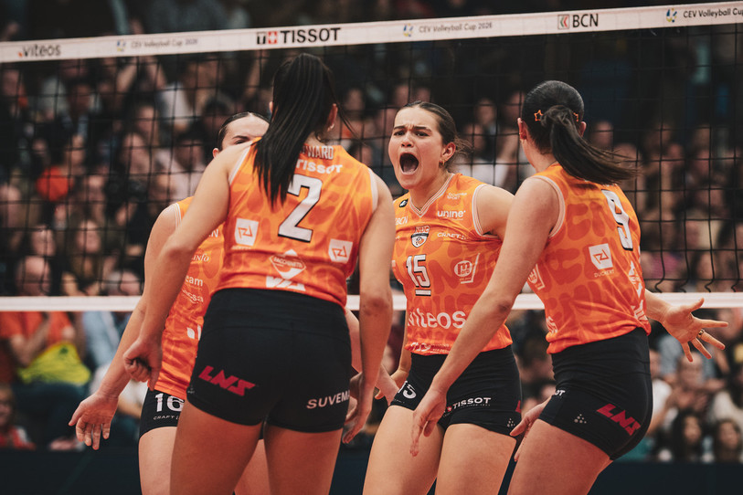 Les filles du NUC peuvent jubiler : elles sont en finale. (Photo : Albin Tissier) 