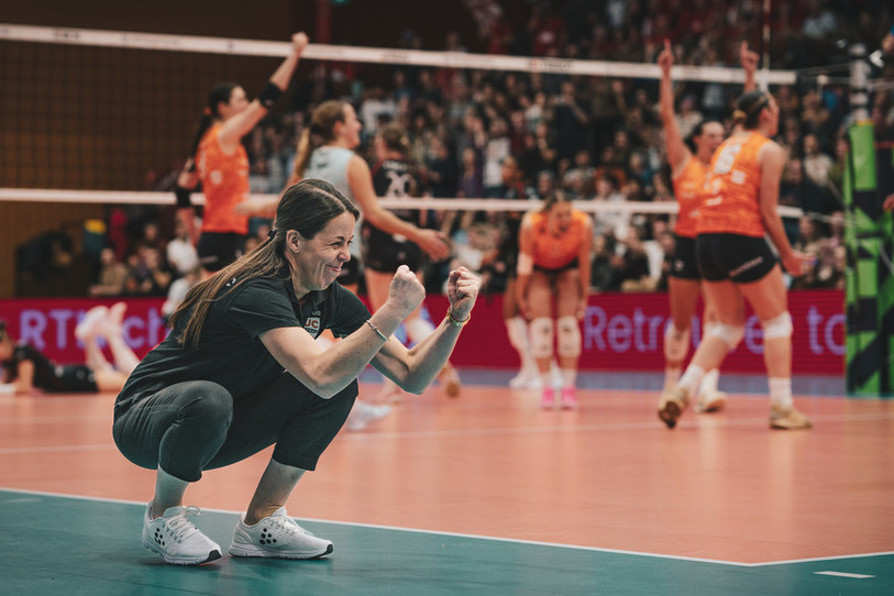 Laura Girolami peut jubiler au vu des statistiques réalisées par son équipe après la saison régulière. (Photo d'archives : Albin Tissier)