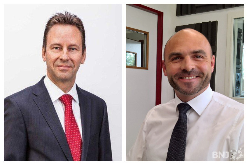 Laurent Favre et Alain Ribaux sont partant pour un nouveau mandat au Gouvernement neuchâtelois. (Photo : archives)