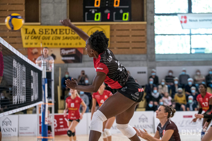Avec plus de 20 points inscrits dimanche, Bely Menana a été la grande artisane du succès taignon (photo : Jonathan Vallat).