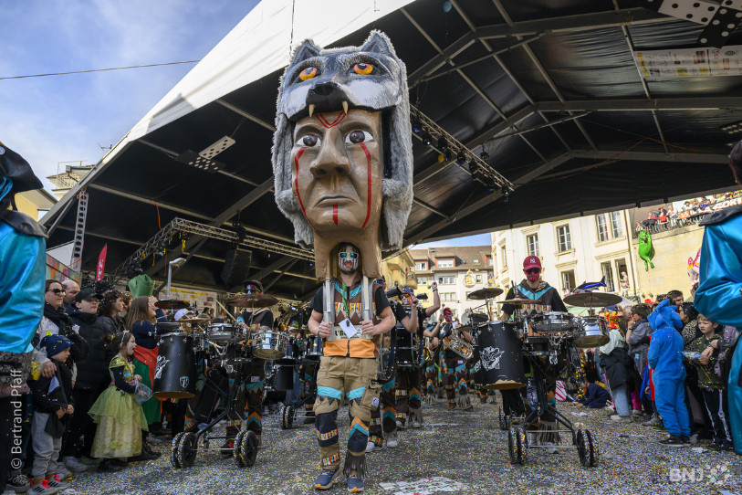Le grand cortège du dimanche est comme chaque année l'un des moments fort des Brandons de Payerne. (photo : archives)