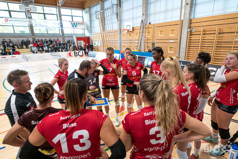 Le Volleyball Franches-Montagnes est à l'arrêt jusqu'à vendredi (photo : Jonathan Vallat).