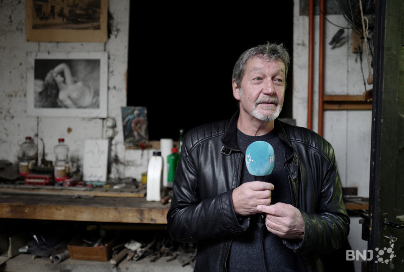 Alain Stocker nous a fait visiter la maison familiale et l'atelier de son père, Coghuf.