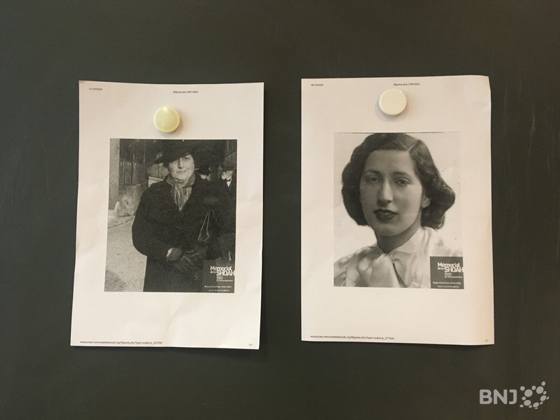 Jeanne Haas-Ulmann (à gauche) et sa fille Eliane Haas (à droite) étaient à bord du dernier convoi de déportés en direction d'Auschwitz en 1944.