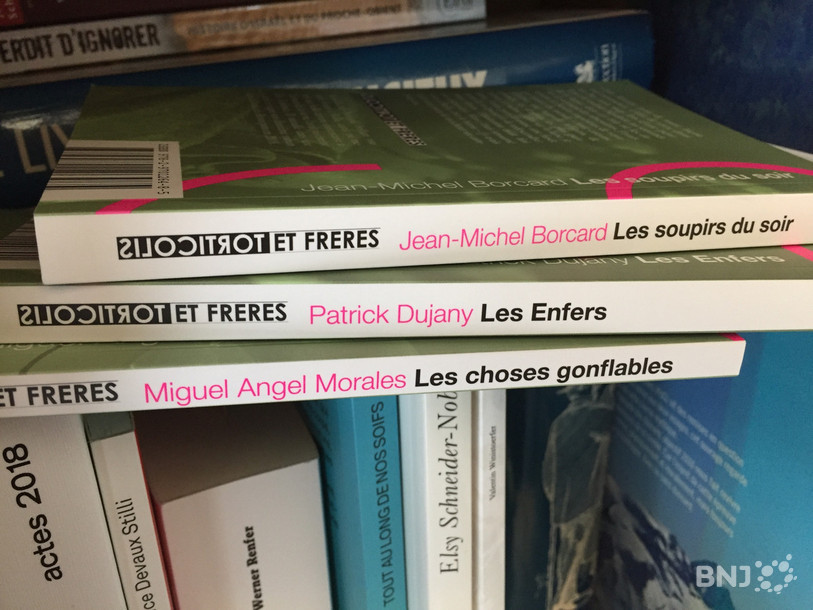 Les trois auteurs sont édités par Torticolis et frères